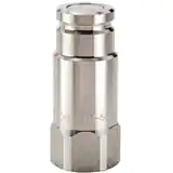 派克FS 系列快換陽(yáng)接頭 - 使用化學(xué)兼容性強(qiáng)的316 不銹鋼材料，無(wú)溢流型，承壓可達(dá)2000psi