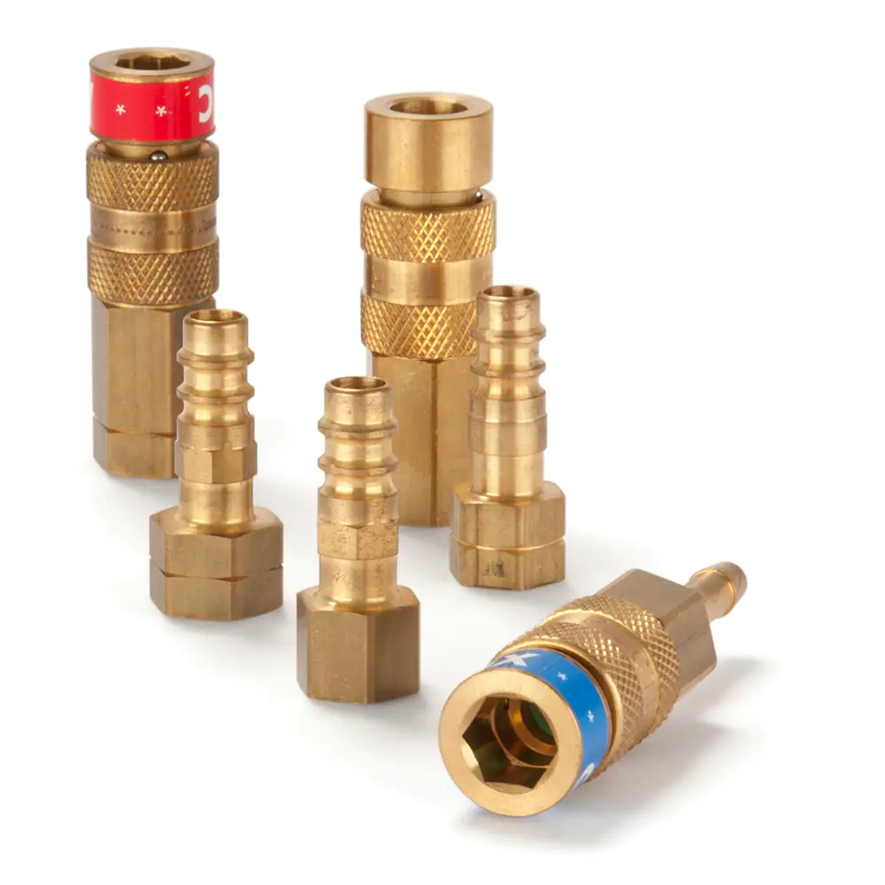 派克65-67 系列，帶標(biāo)識(shí)系統(tǒng)的快換，專為燃?xì)庖约把鯕鈶?yīng)用而設(shè)計(jì)